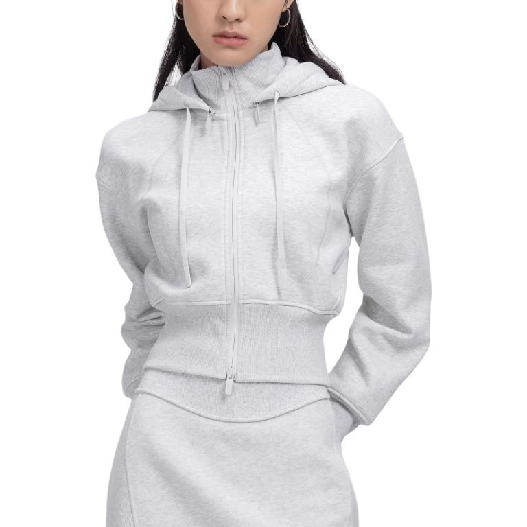

Lululemon Куртка женская светло-серая с оттенком смешанных цветов, Mixed Light Heathered Grey