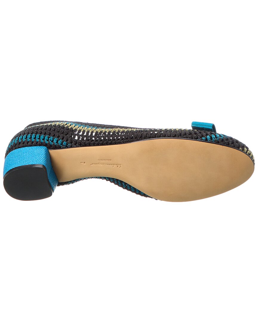 Туфли-лодочки Ferragamo Vara Salvatore Ferragamo, синий — фото 4
