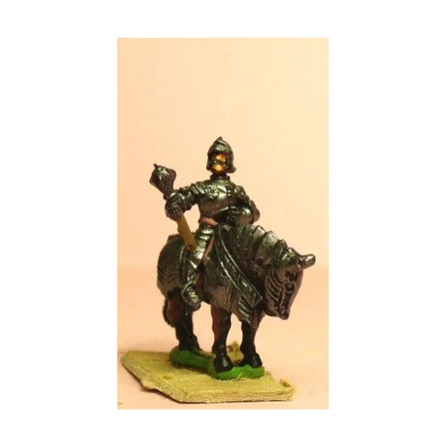 

Конные рыцари 1420-1480 гг. с полным латным саллетом, M./A. или Sw., & AH. #2, Medieval Miniatures - Later Medieval - Cavalry & Other Mounted Figures (15mm)