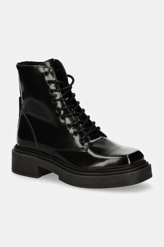 Женские ботинки Steve Madden высокие на шнуровке, черный