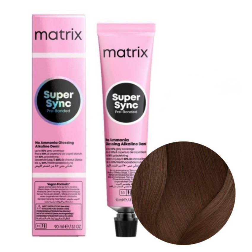 

Тонер для волос MATRIX SUPER SYNC 6NN - Темно-русый натуральный усиленный - 90 мл