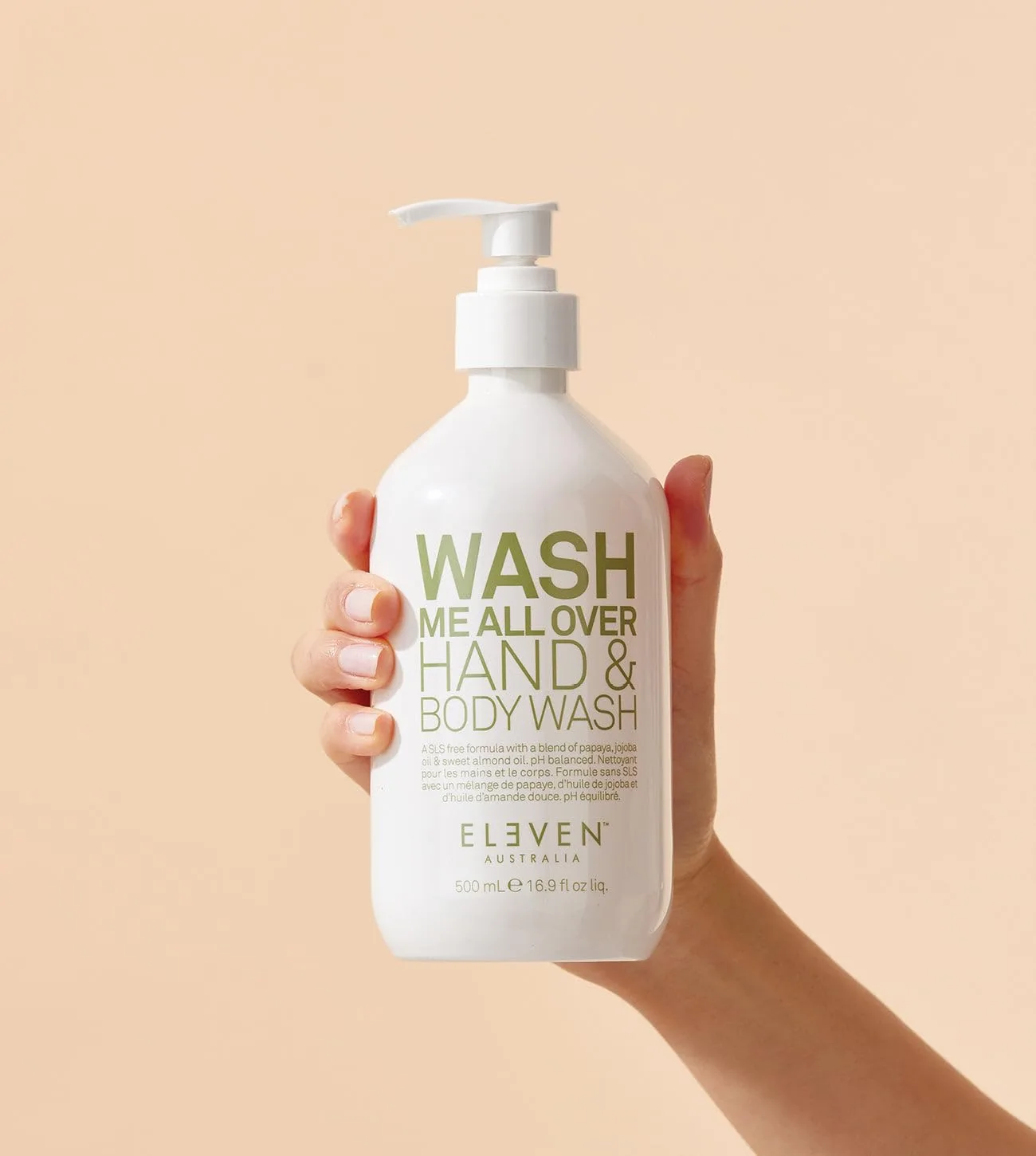ELEVEN AUSTRALIA Wash Me All Over увлажняющее мыло для рук и тела для мягкой кожи, мягкое очищение для женщин и мужчин, подходит для всех типов кожи, освежающий аромат 473 мл (1 шт.) — фото 3