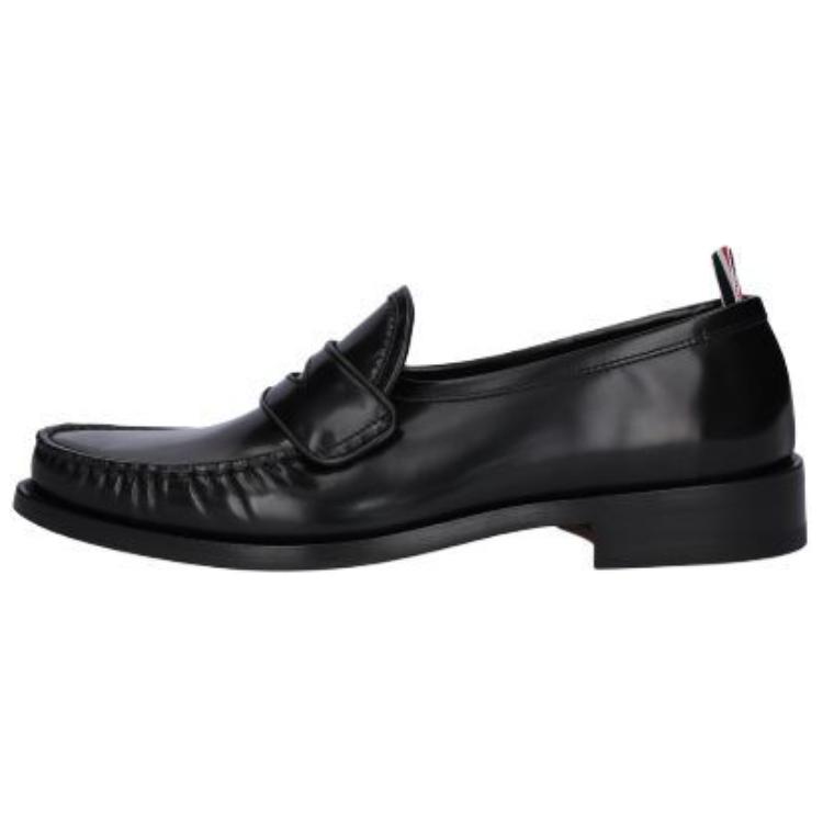 

Лоферы с миндалевидным носком и прорезью для монет THOM BROWNE, черный