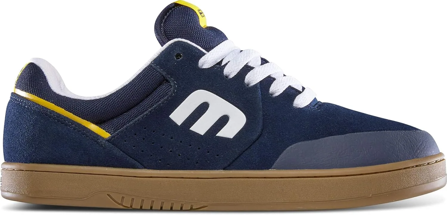 Мужские кроссовки Etnies 4101000261 - обувь для скейтборда, темно-синий/желтый