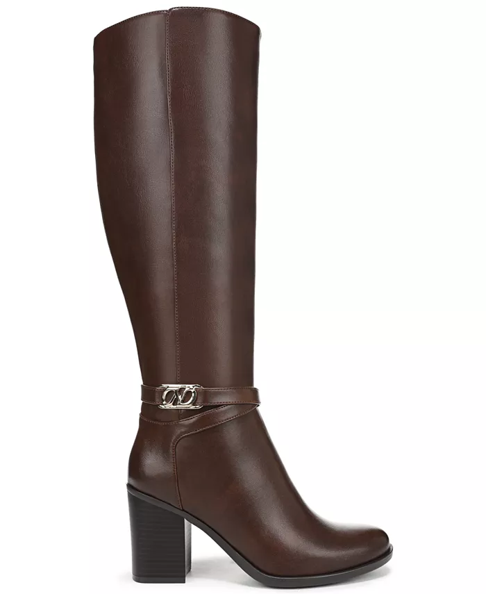 Женские сапоги Jane Extra Wide Calf Zip Tall Naturalizer, коричневый — фото 2