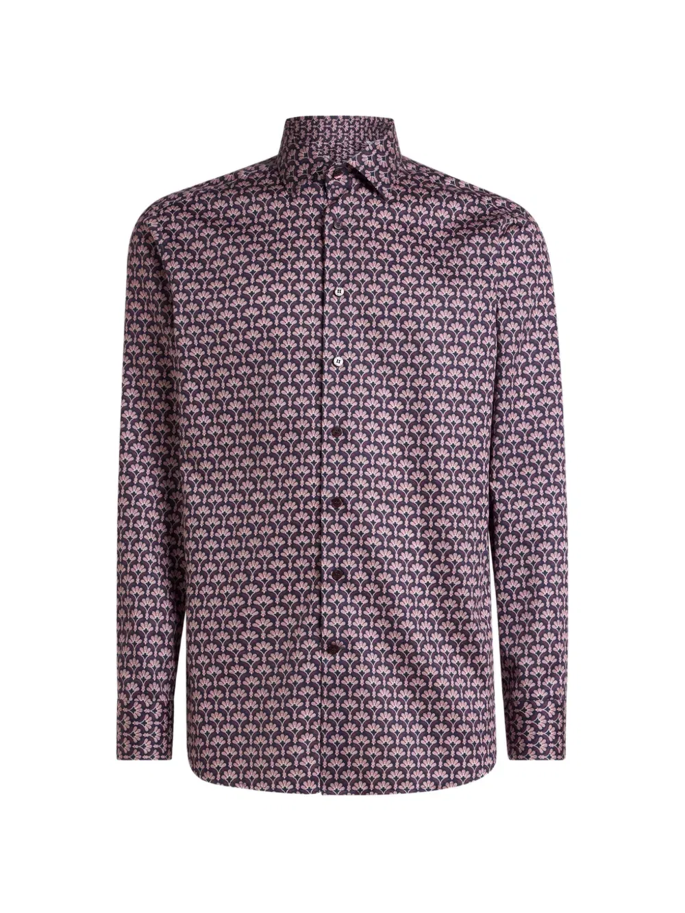 Рубашка с узором Etro, черный