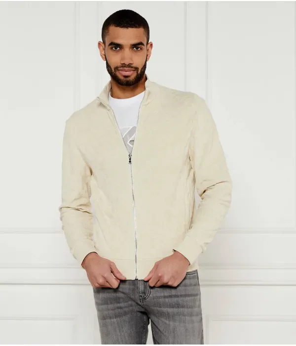 Толстовка H-Siza 08 frotté regular fit Boss, экрю