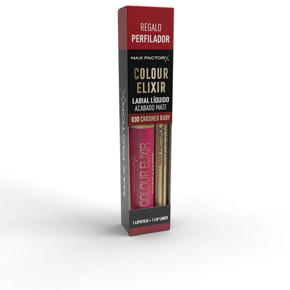

Помада для губ Colour elixir lipliner soft matte lote Max Factor, цвет 030-Crushed Ruby, 2 шт.