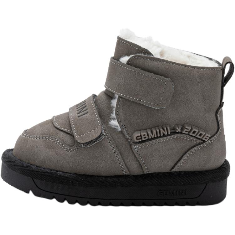 

Нескользящие противоударные износостойкие легкие амортизирующие утепленные высокие ботинки kids' EBMINI, серый