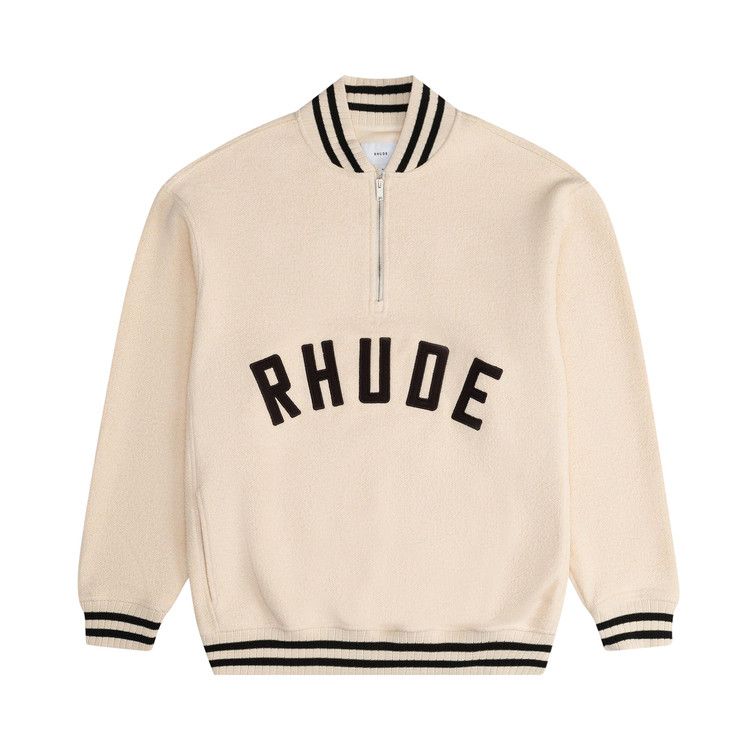 

Толстовка Rhude Quarter Zip, Vintage Cream/Black