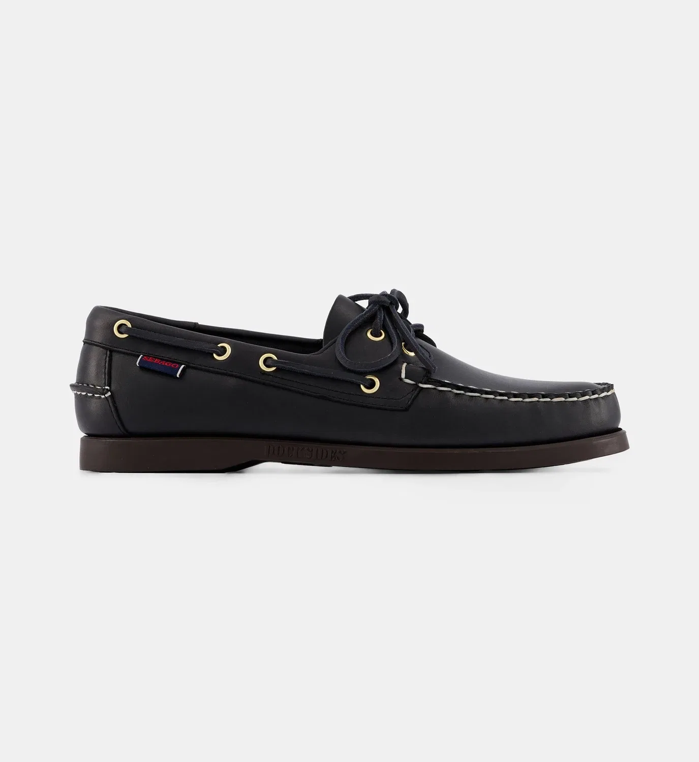 Туфли-лодочки Dockside Portland из вощеной кожи Sebago, синий