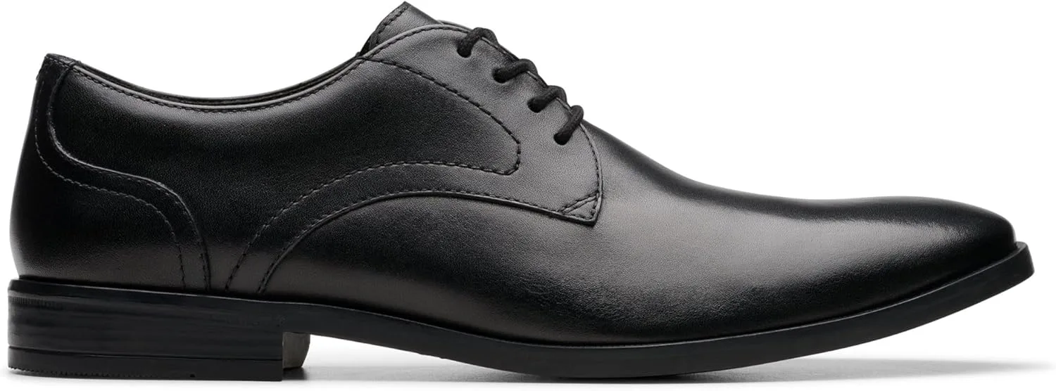 Мужские туфли Clarks Brandon Lace, черный/черный — фото 2