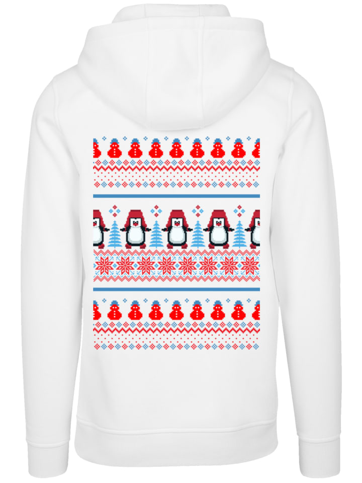 

Рождественская толстовка с пингвином белого цвета F4NT4STIC