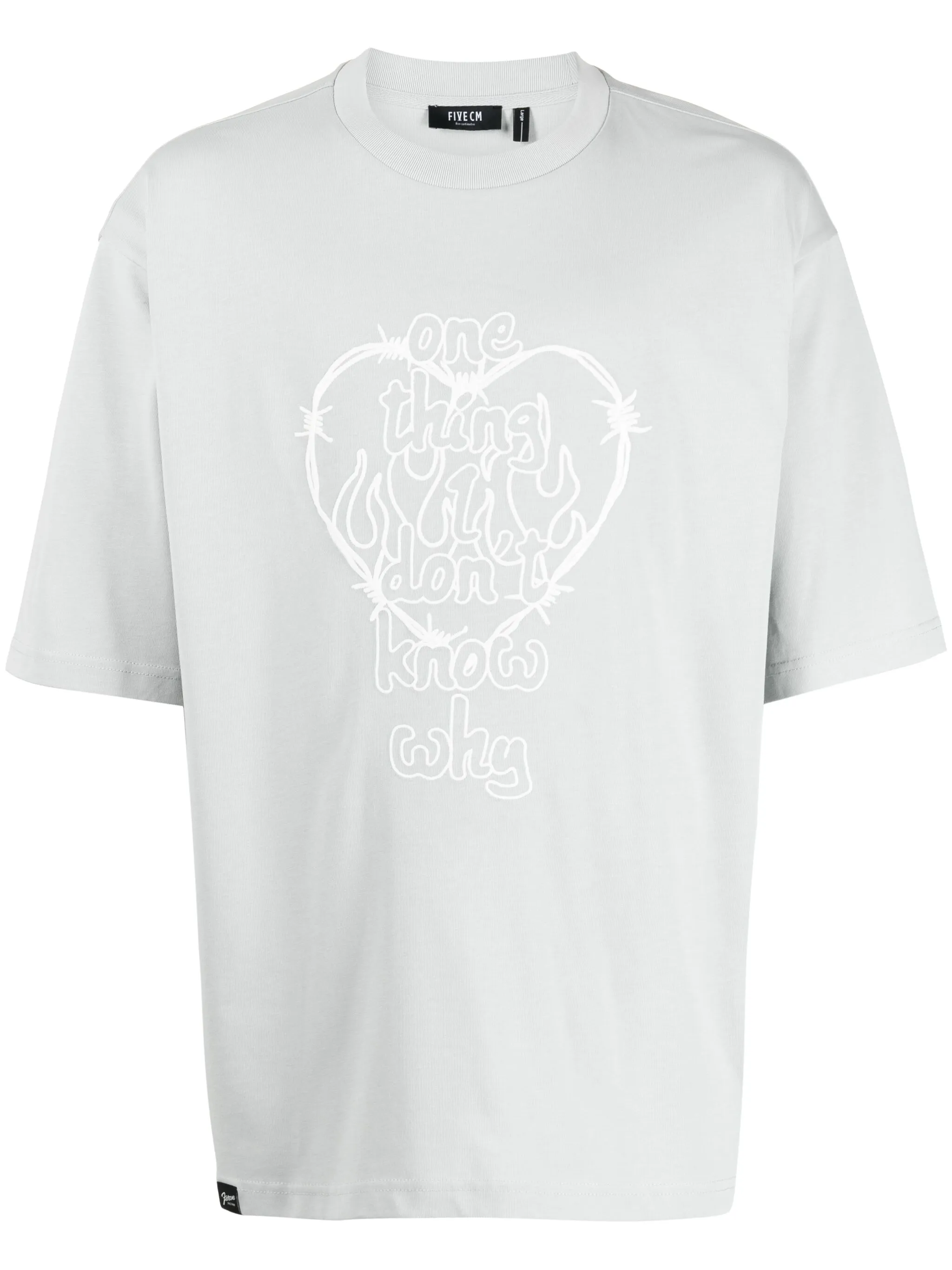 

Футболка с графичным принтом Five Cm, синий