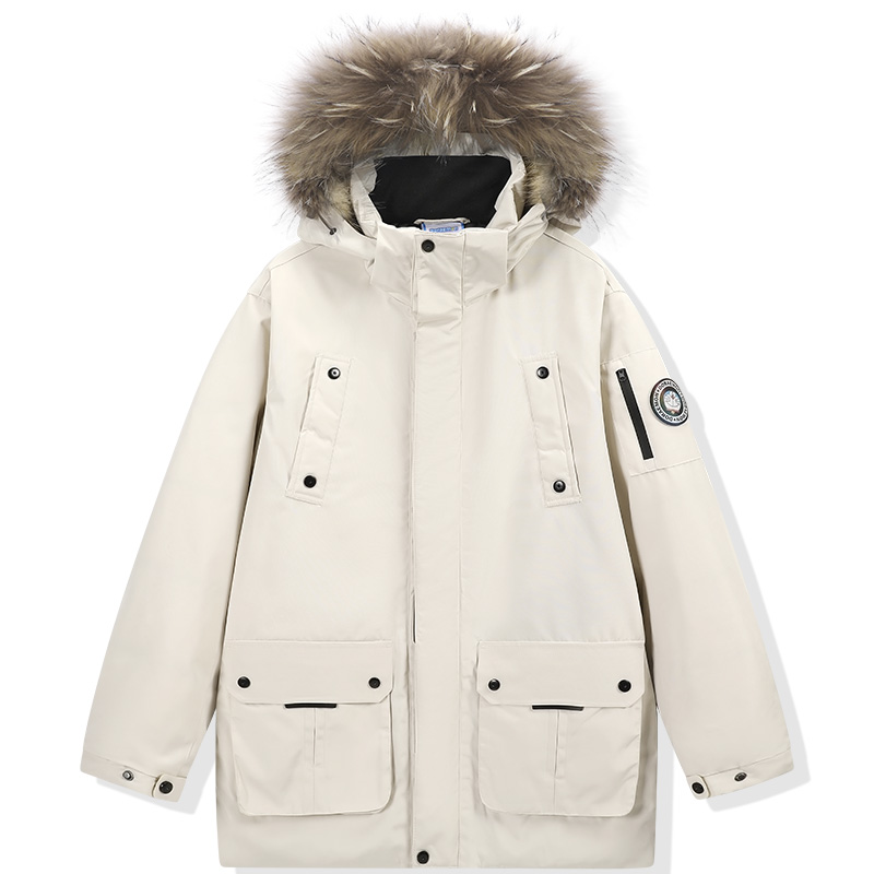 

Doraemon Пуховик зимний унисекс, Ivory White