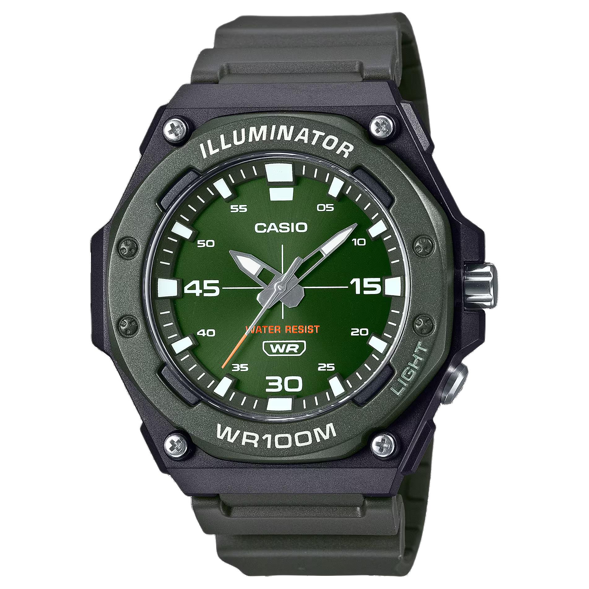 

CASIO Часы Unisex Standard Series Green Watch MW-620H-3AV, Green Dial
