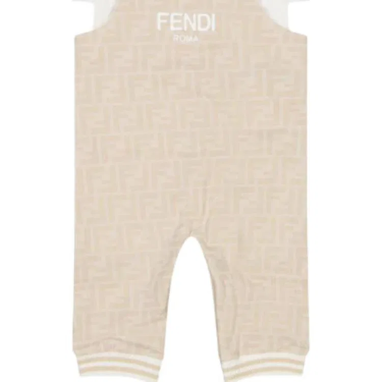Комбинезон 2 Pack Light Umber FENDI для младенцев и малышей — фото 4