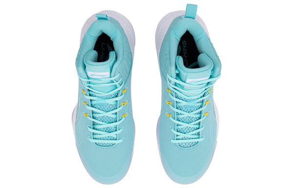 Кроссовки Li-Ning TD Shock Absorption Mid Tops Basketball Shoe, синий — фото 4