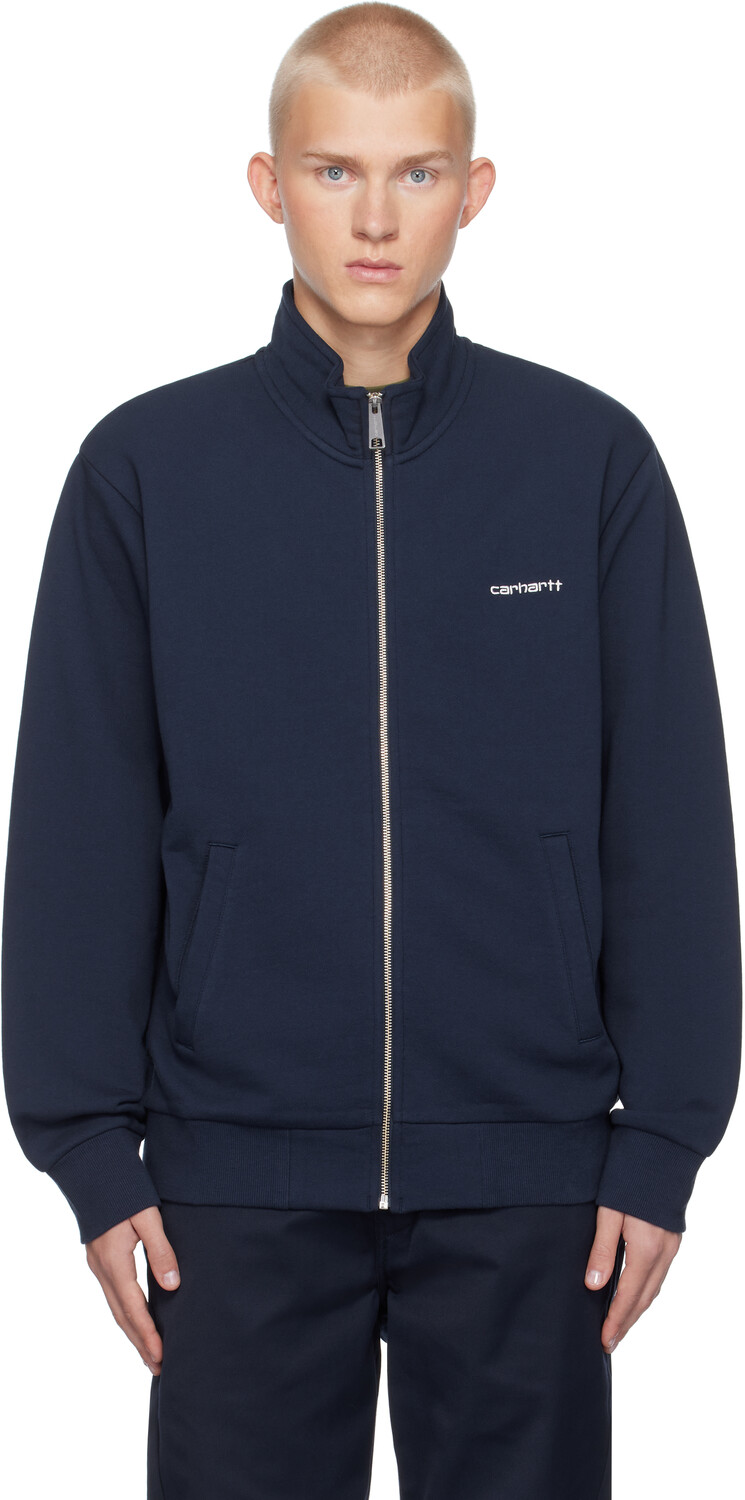 

Синяя куртка с вышивкой Carhartt Work In Progress