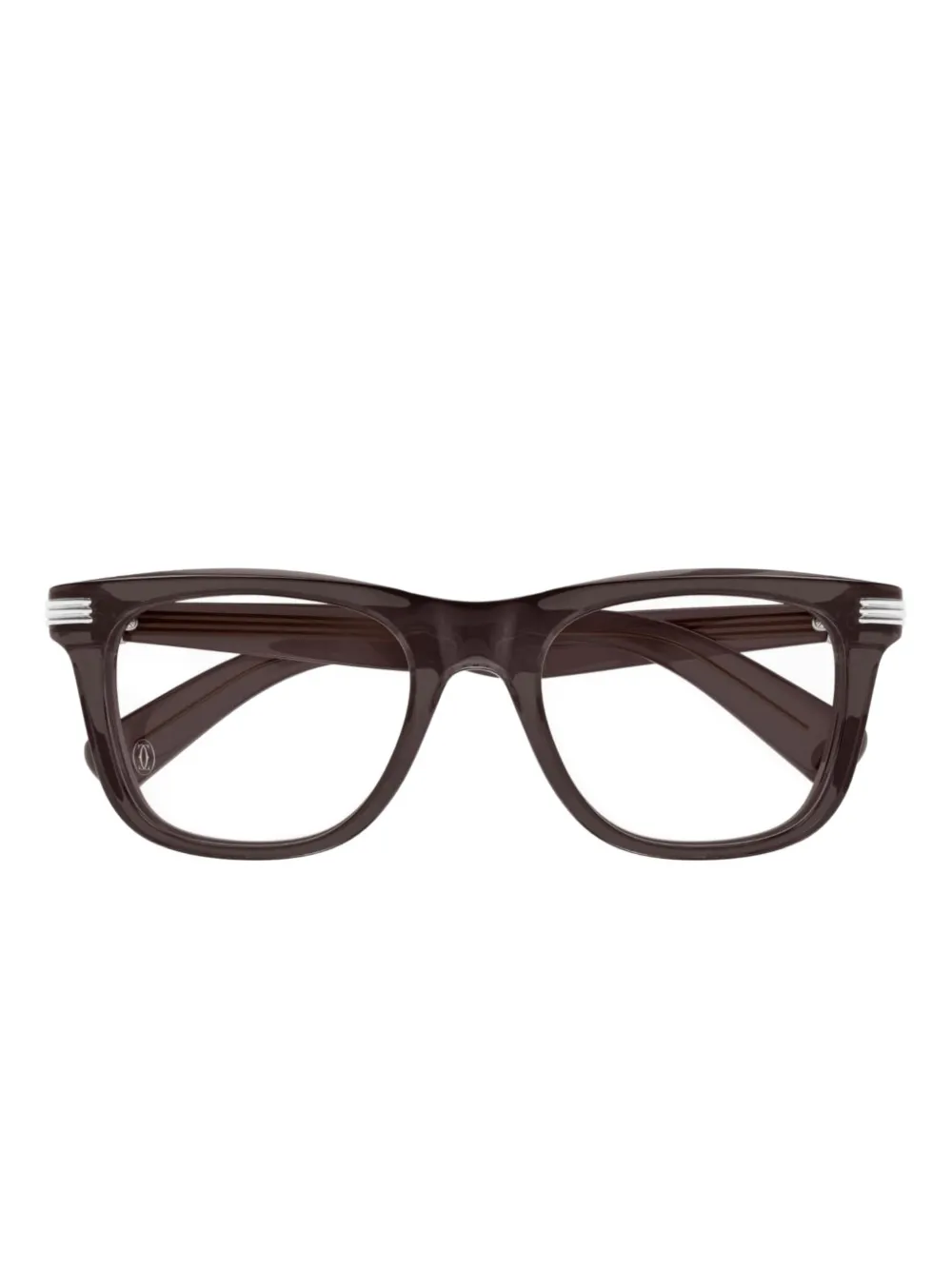 

Очки в квадратной оправе Cartier Eyewear, фиолетовый