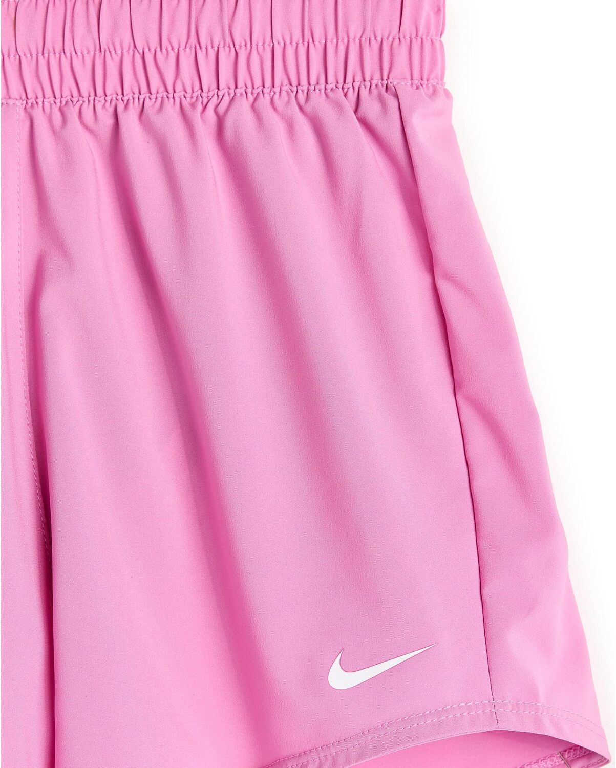 Шорты Nike Kids Dri-FIT One Woven High-Waisted Training Shorts, цвет Magic Flamingo/White — фото 3