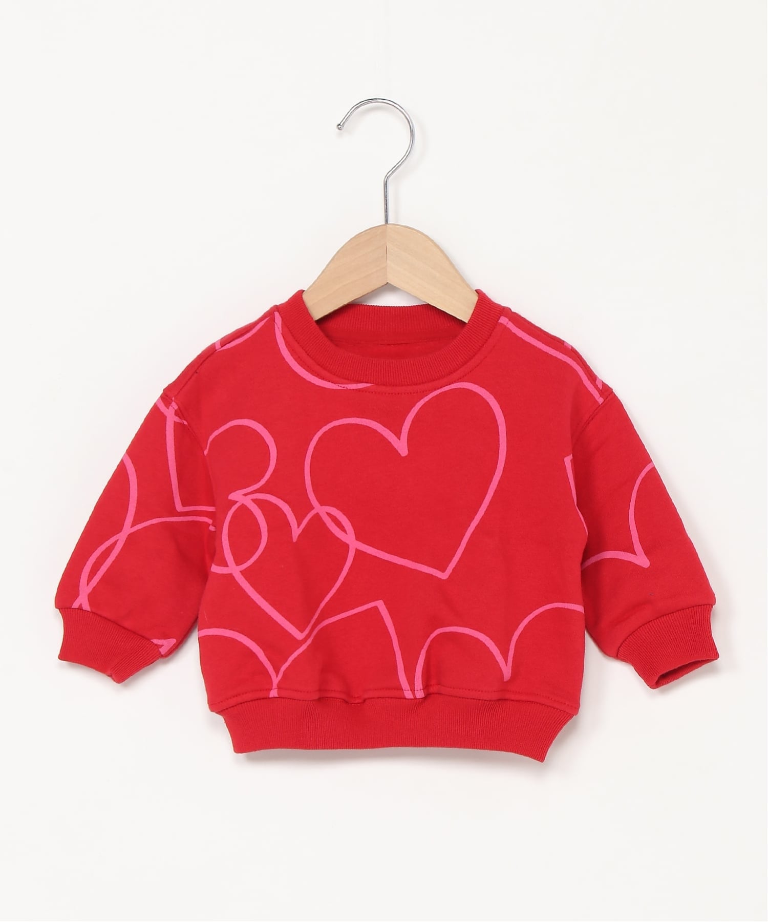 (K) Винтажная мягкая толстовка (для малышей/младенцев) GAP, MODERN_RED_HEART — фото 4
