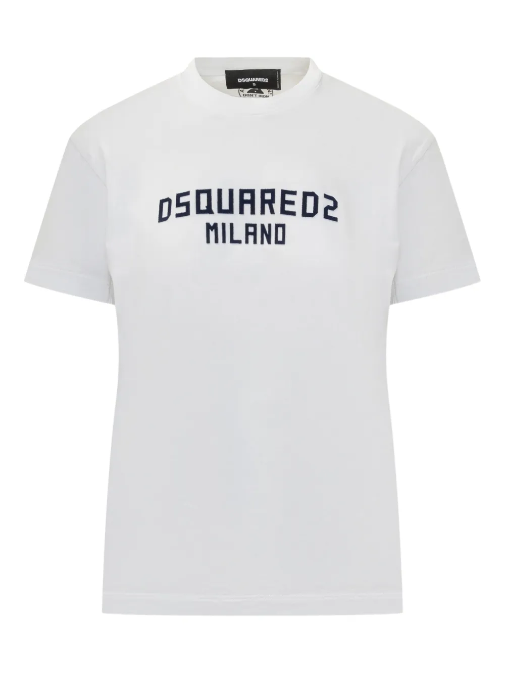 

Футболка с вышитым логотипом DSQUARED2, белый