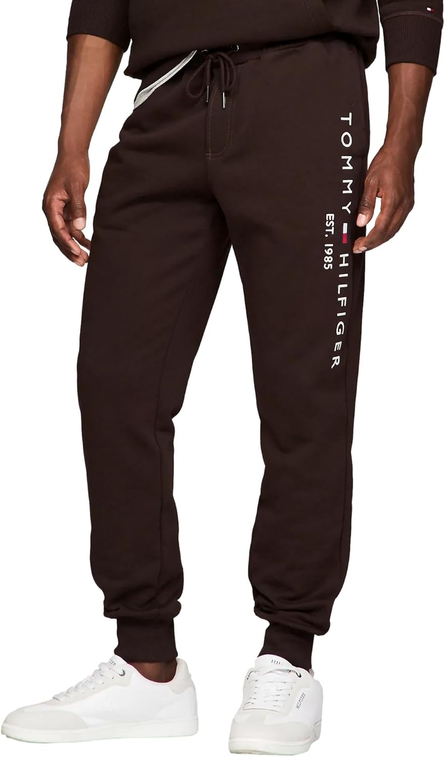 

Мужские спортивные брюки с логотипом и карманами TOMMY HILFIGER, размер M, цвет P Navy, Chocolate