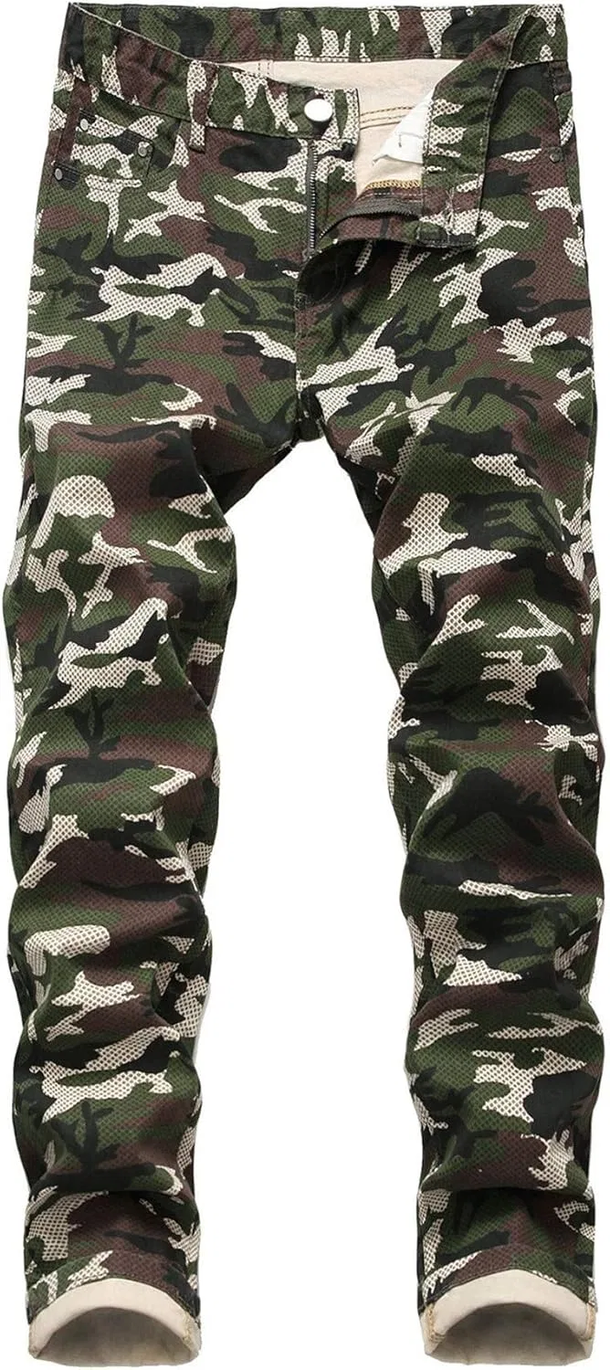Джинсы камуфляжные, Andongnywell, Camouflage 3