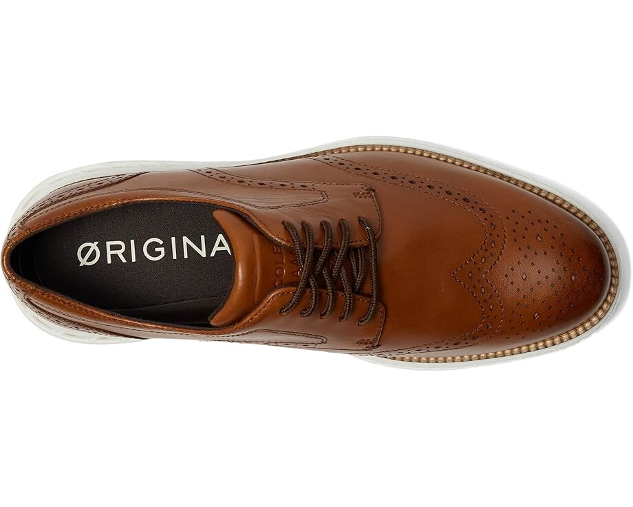 Оксфорды Cole Haan Original Grand 2.0 Wing Tip Oxford, цвет British Tan — фото 2
