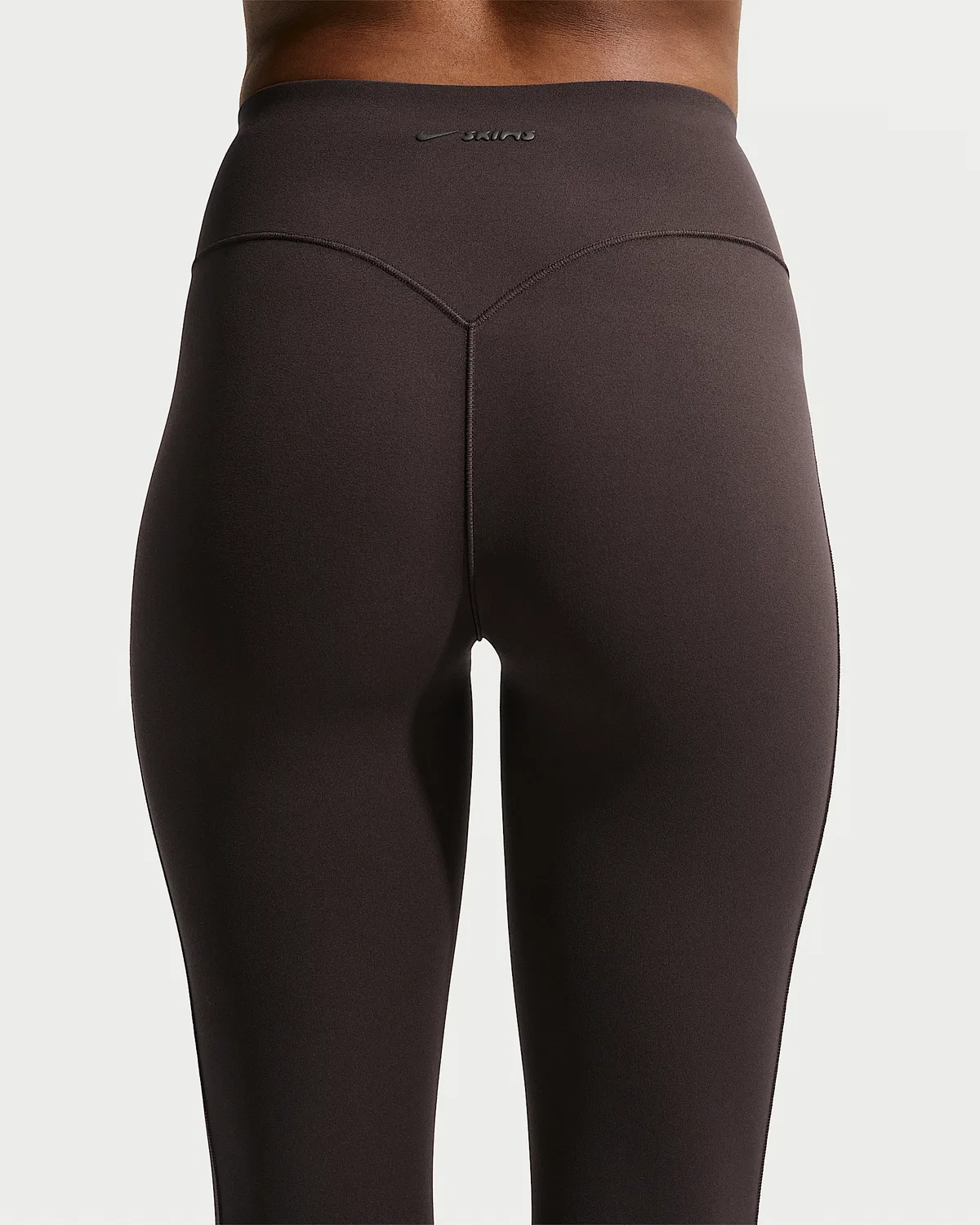 Женские леггинсы NikeSKIMS Studio Stretch, длина 26", NSKM Dark Roast/NSKM Dark Roast — фото 3