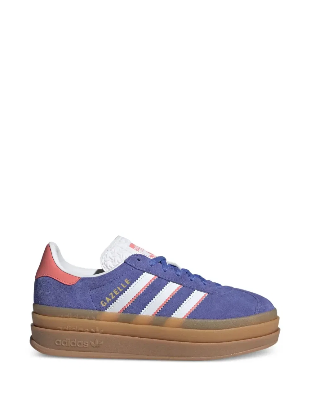 Кроссовки Gazelle Bold с полосками Adidas Kids, фиолетовый — фото 2