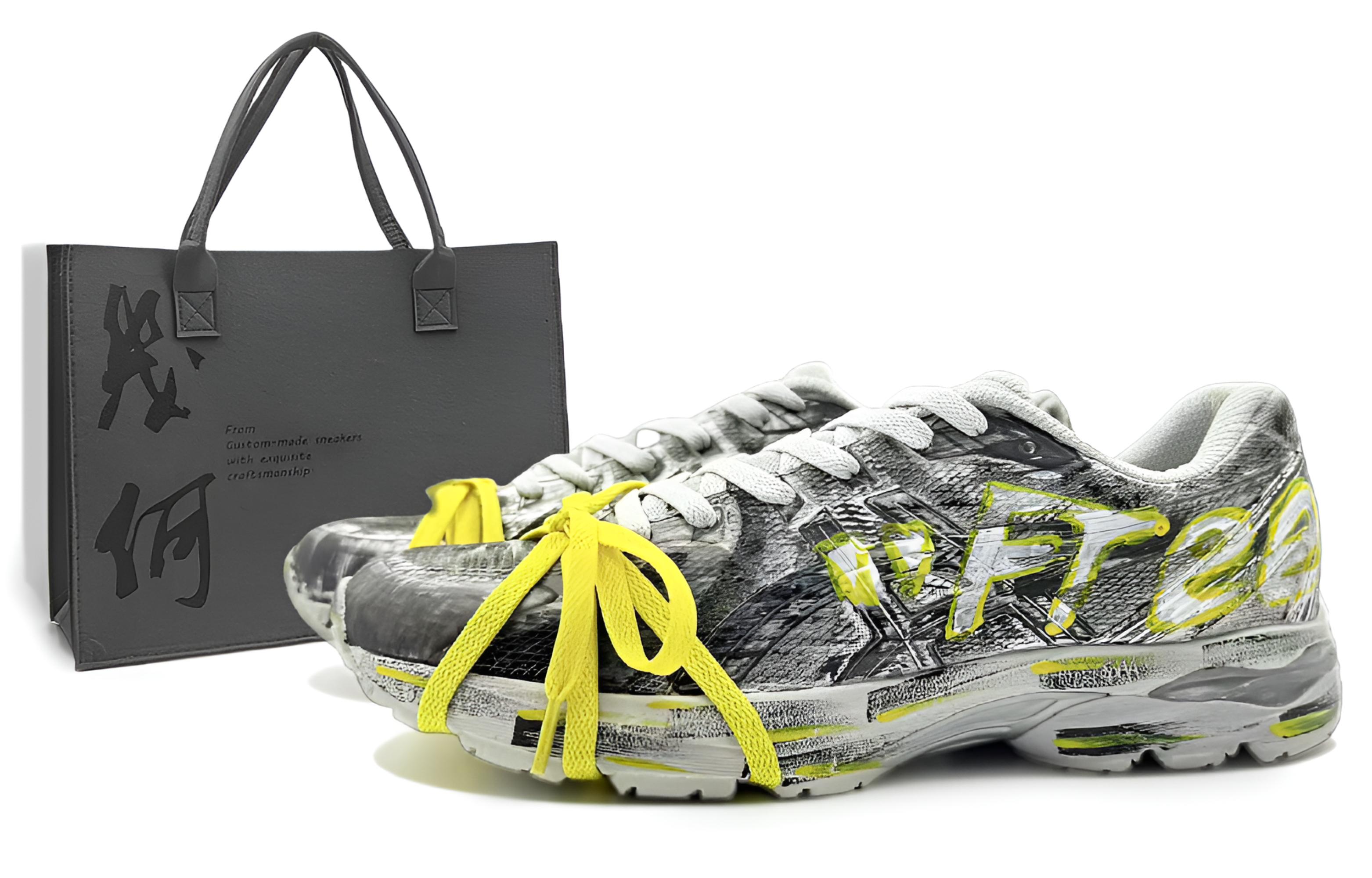 

Гелевые кроссовки Flux CN с амортизацией, устойчивые к истиранию, дышащие, с хорошим отскоком, низкие, для повседневной городской жизни, поездок на работу и бега, мужские ASICS, черный