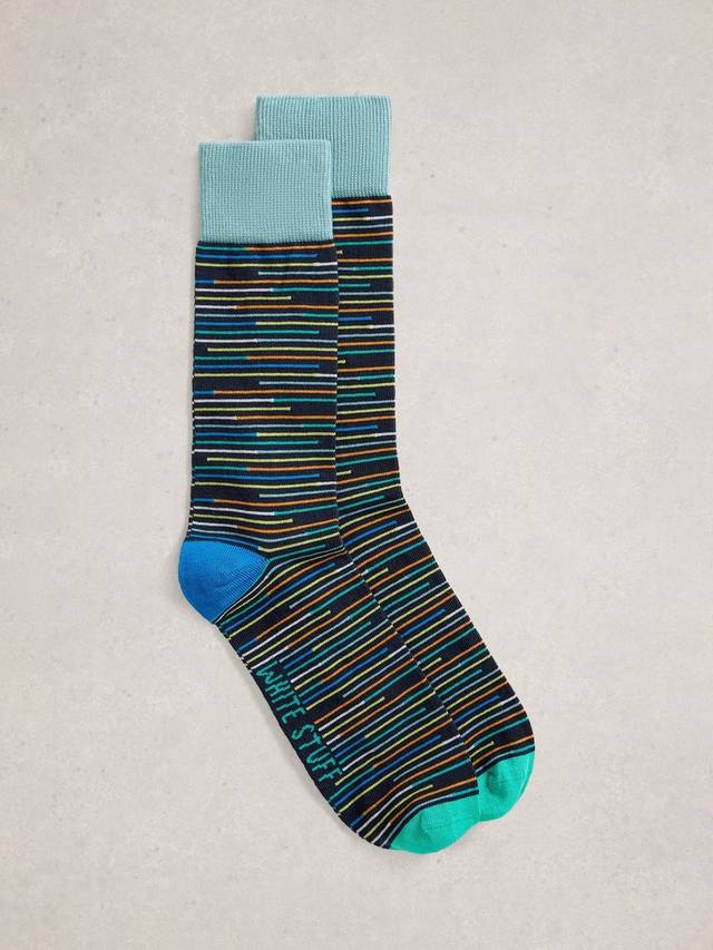 

Полосатые носки из хлопковой смеси White Stuff