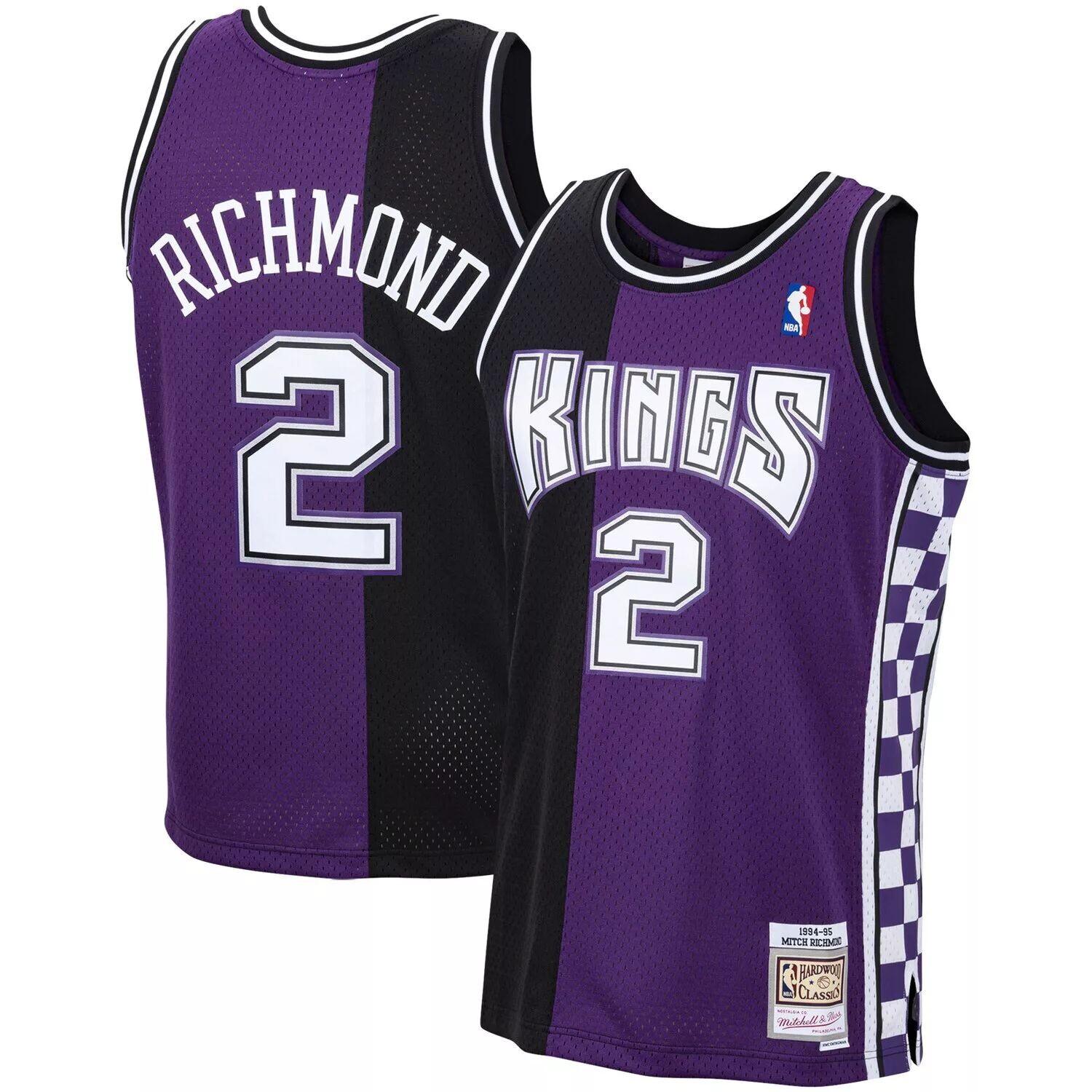 

Мужская майка Mitchell & Ness Mitch Richmond Purple Sacramento Kings 1994-95 Hardwood Classics Swingman