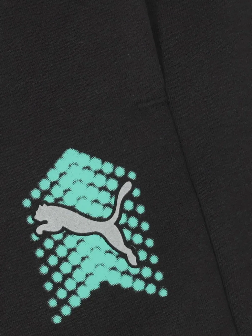 Шорты с логотипом Puma Kids, черный — фото 3