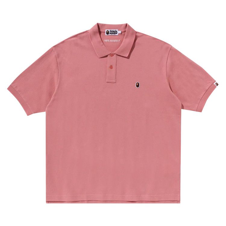 

Поло BAPE Ape Head One Point Polo, Pink