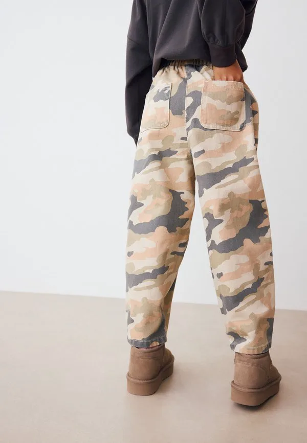 Брюки прямого кроя с принтом в виде бочки Next, Camouflage — фото 4