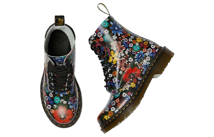 Ботинки Dr. Martens 1460 Pascal Floral, черный — фото 3