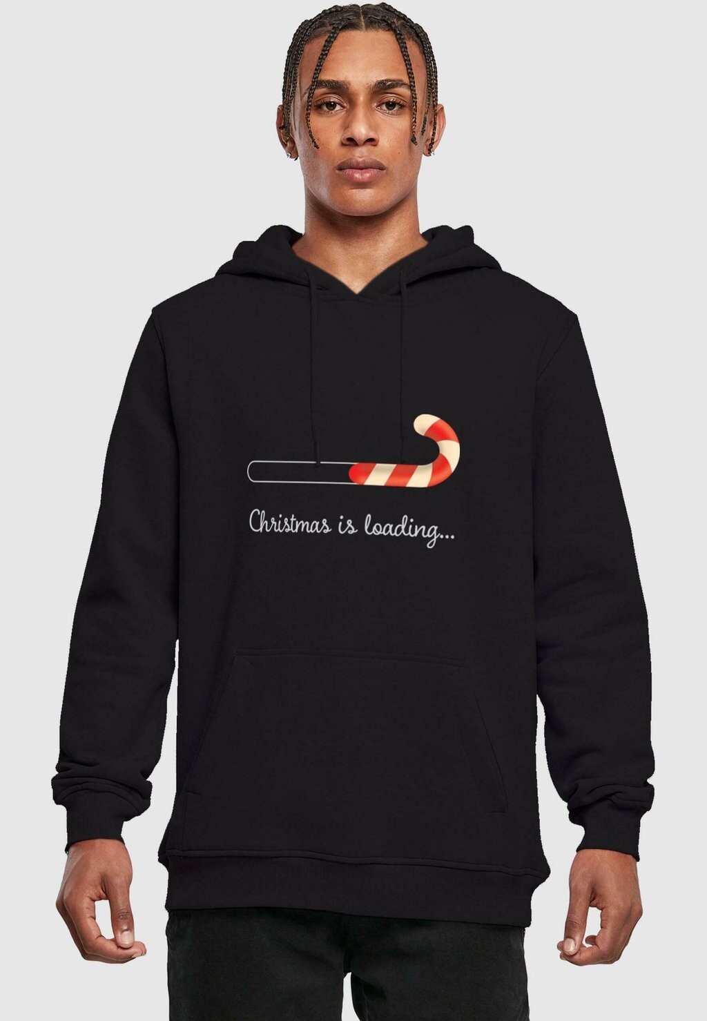 

Толстовка с капюшоном CHRISTMAS LOADING HEAVY Merchcode, черный