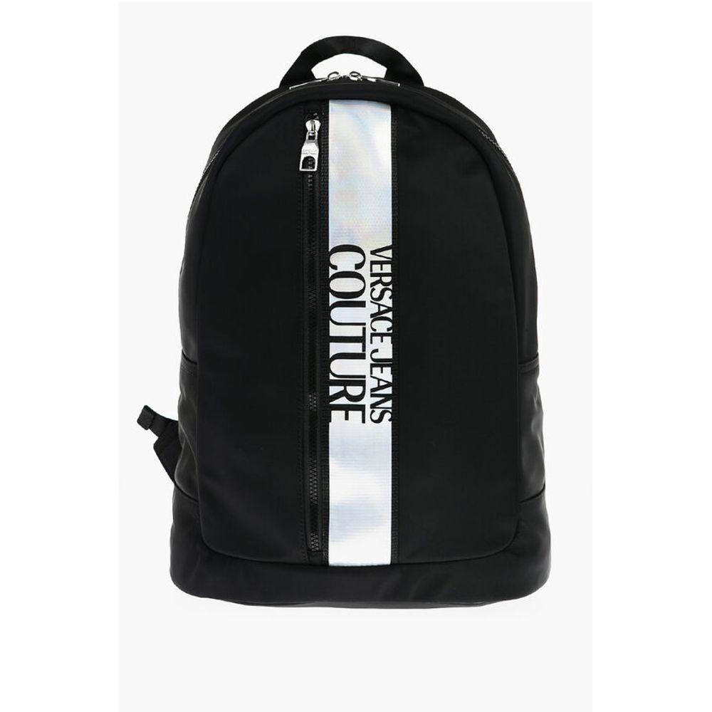 

Рюкзак JEANS COUTURE из нейлона с контрастным логотипом Versace, Black