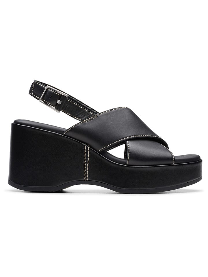 Сандалии на плоской подошве Manon Wish Clarks, черный