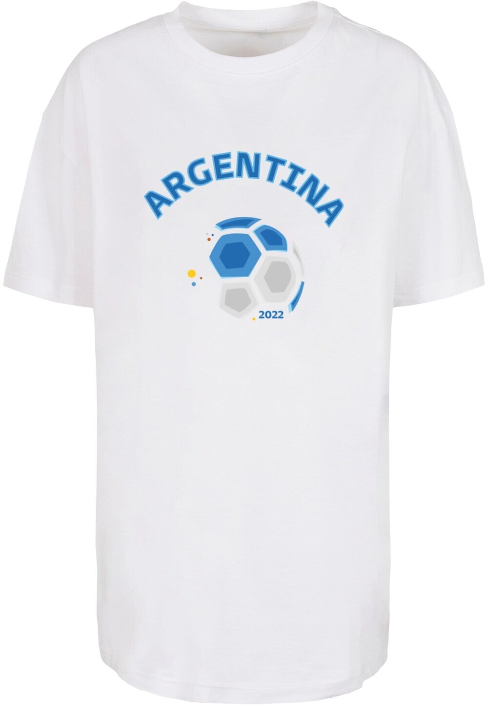 

Рубашка оверсайз Merchcode Argentina Football Dress, белый