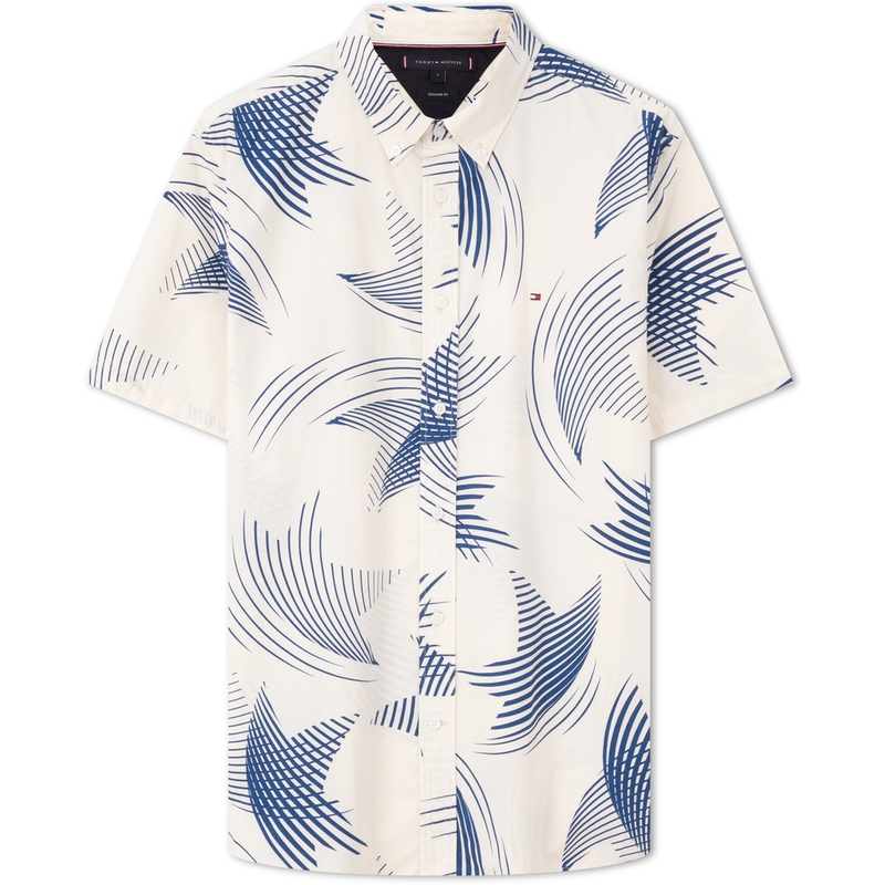 Tommy Hilfiger Рубашка мужская Ecru Print — фото 3