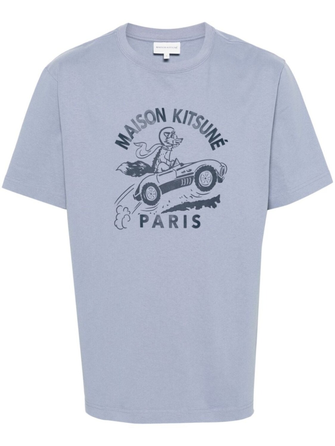 

Maison Kitsuné футболка Racing Fox, синий