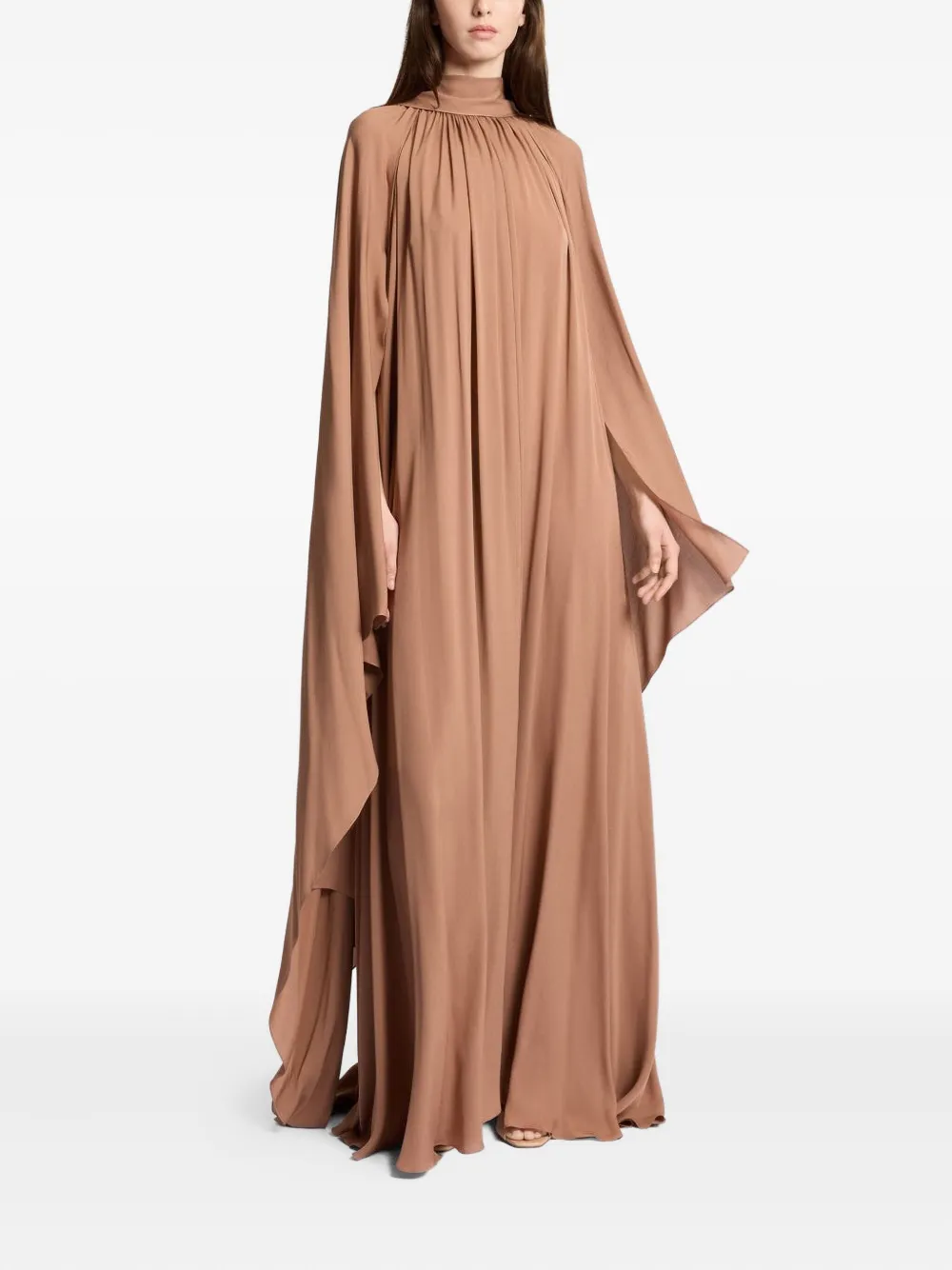 

Платье-капюшон с высоким воротом Elie Saab