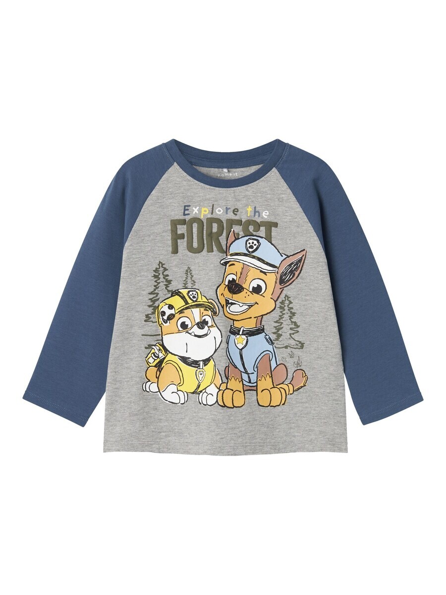 

Лонгслив NAME IT Shirt Paw Patrol, серый