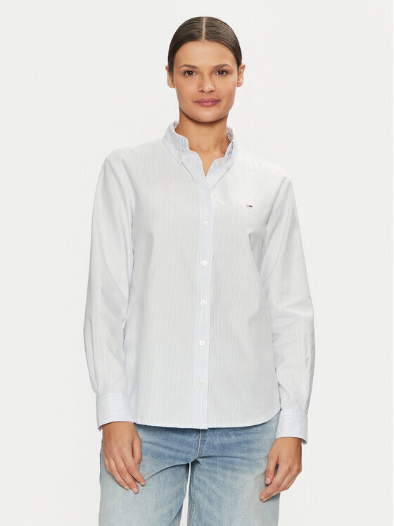 

Рубашка стандартного кроя Tommy Jeans, голубой