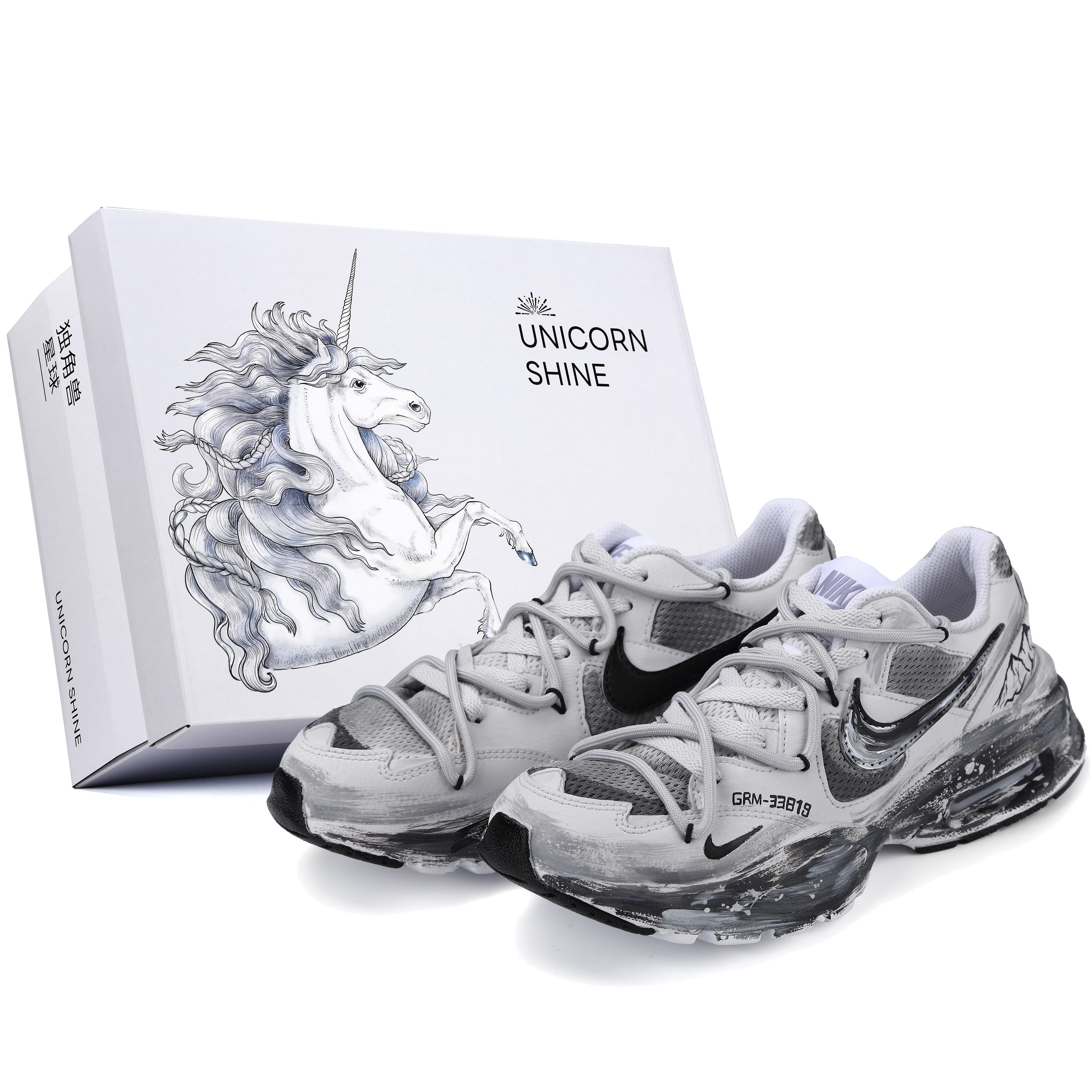 

Кроссовки Air Max Fusion для бега женские с низким верхом Nike, светло-серый