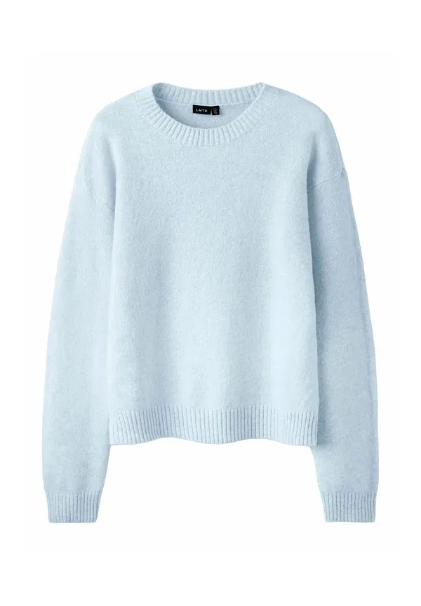 Джемпер Lmtd, Knitted regular fit jumper, цвет ледяная вода — фото 3